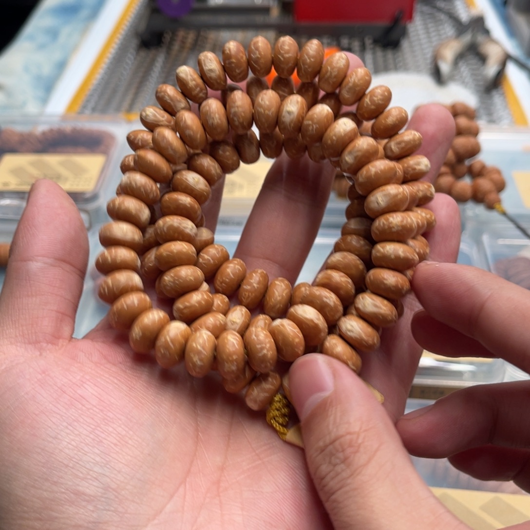 凤眼菩提手串中产区·筋骨777贝果藏式11.5mm108+4