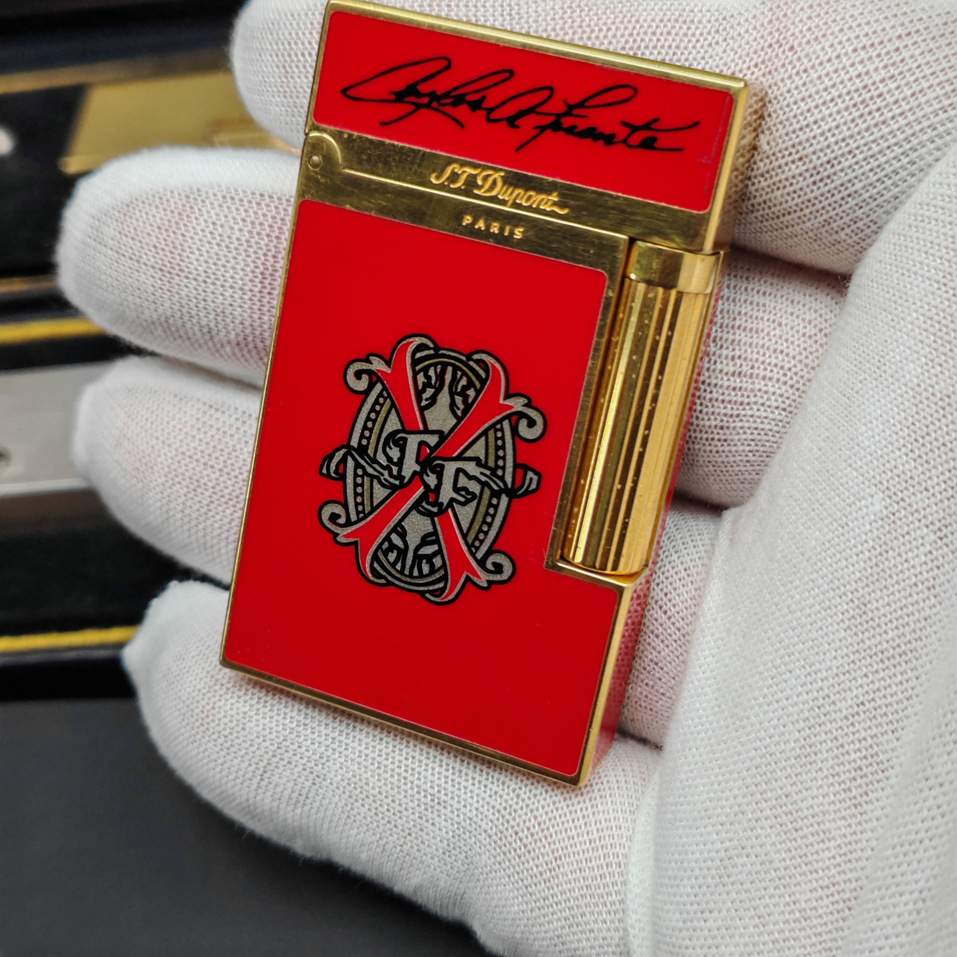 红色联名限量款都家L2大号打火机GB