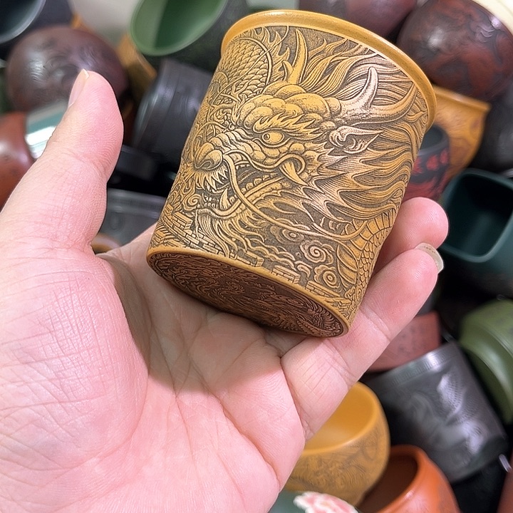 茶杯紫砂全手工紫砂主人杯