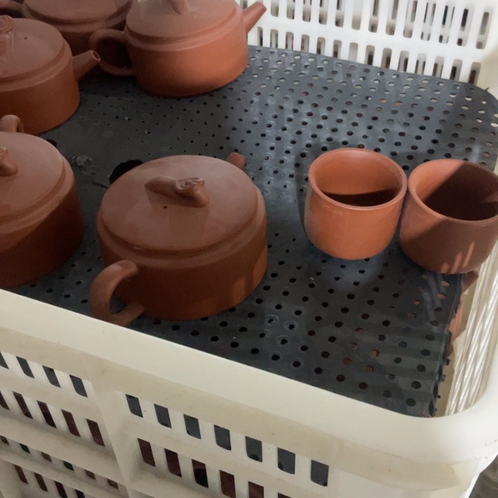 紫砂茶壶茶壶带2杯子