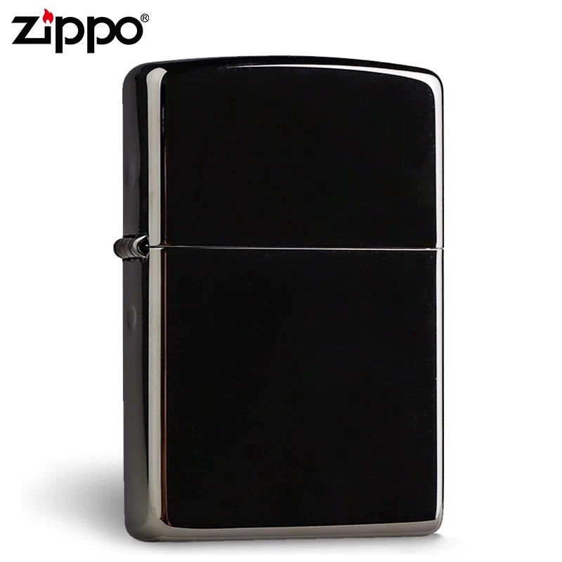 ZIPPO/之宝打火机原装正品150黑冰光板防风送男友礼物