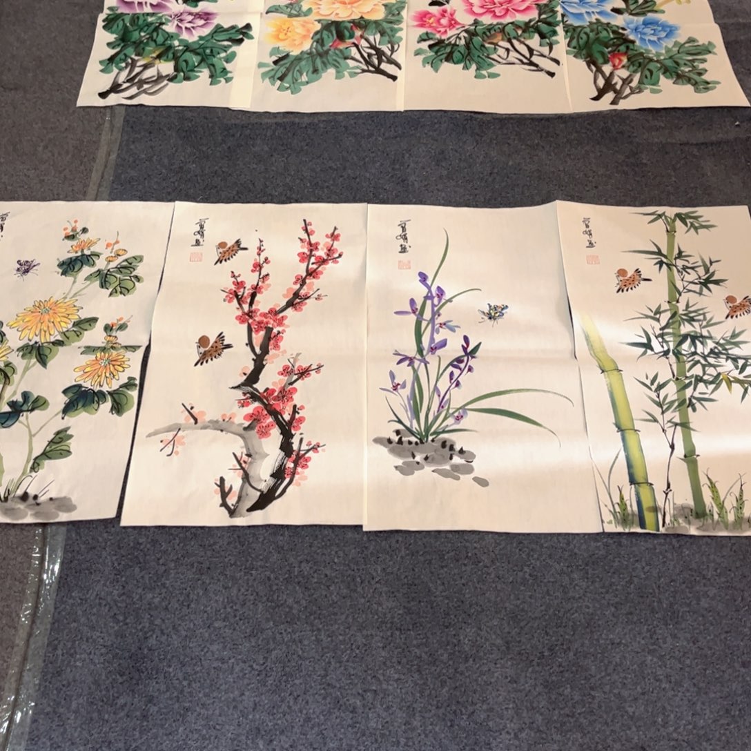 国画ZH精品国画单幅任发4张