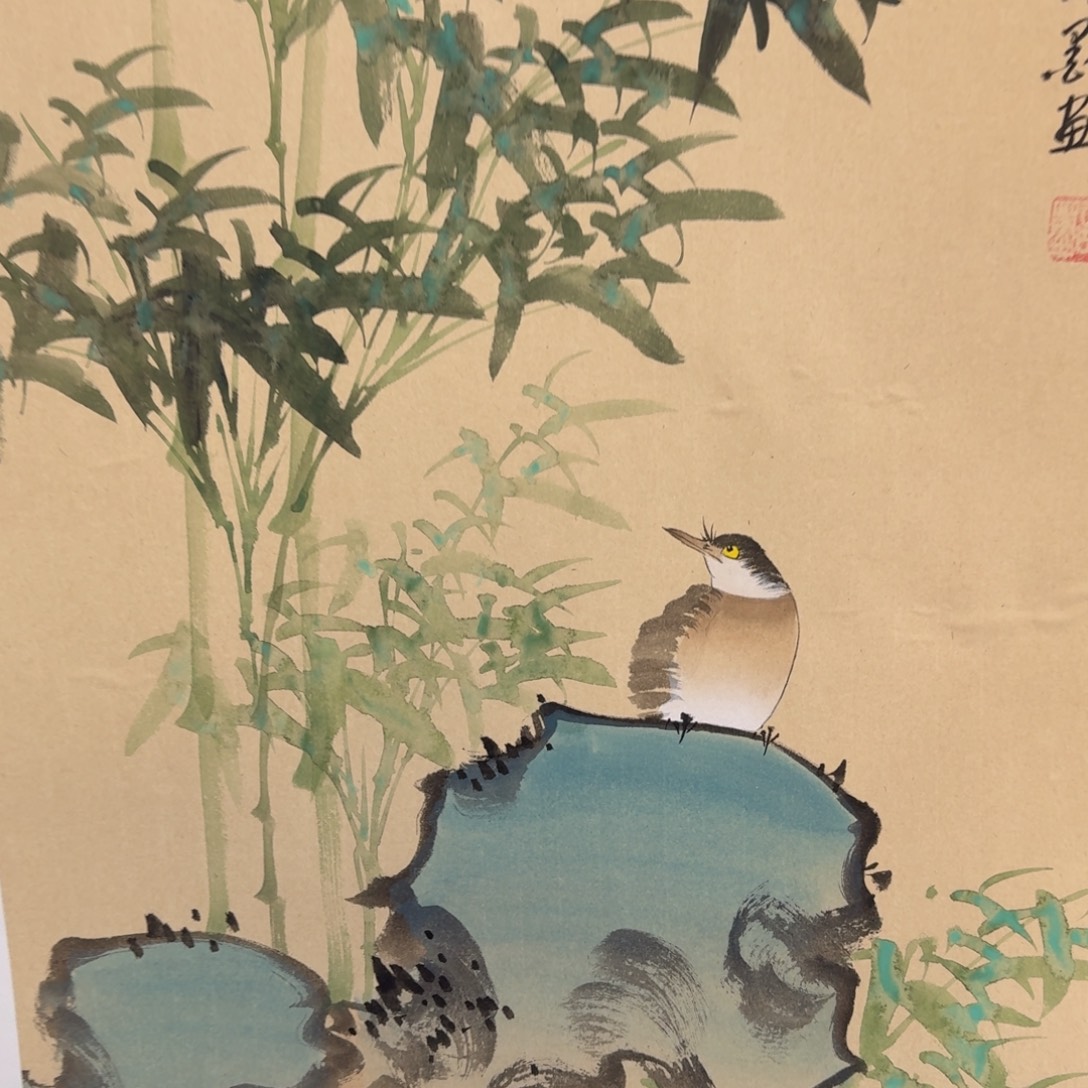 国画国画作品山水花鸟纯手绘