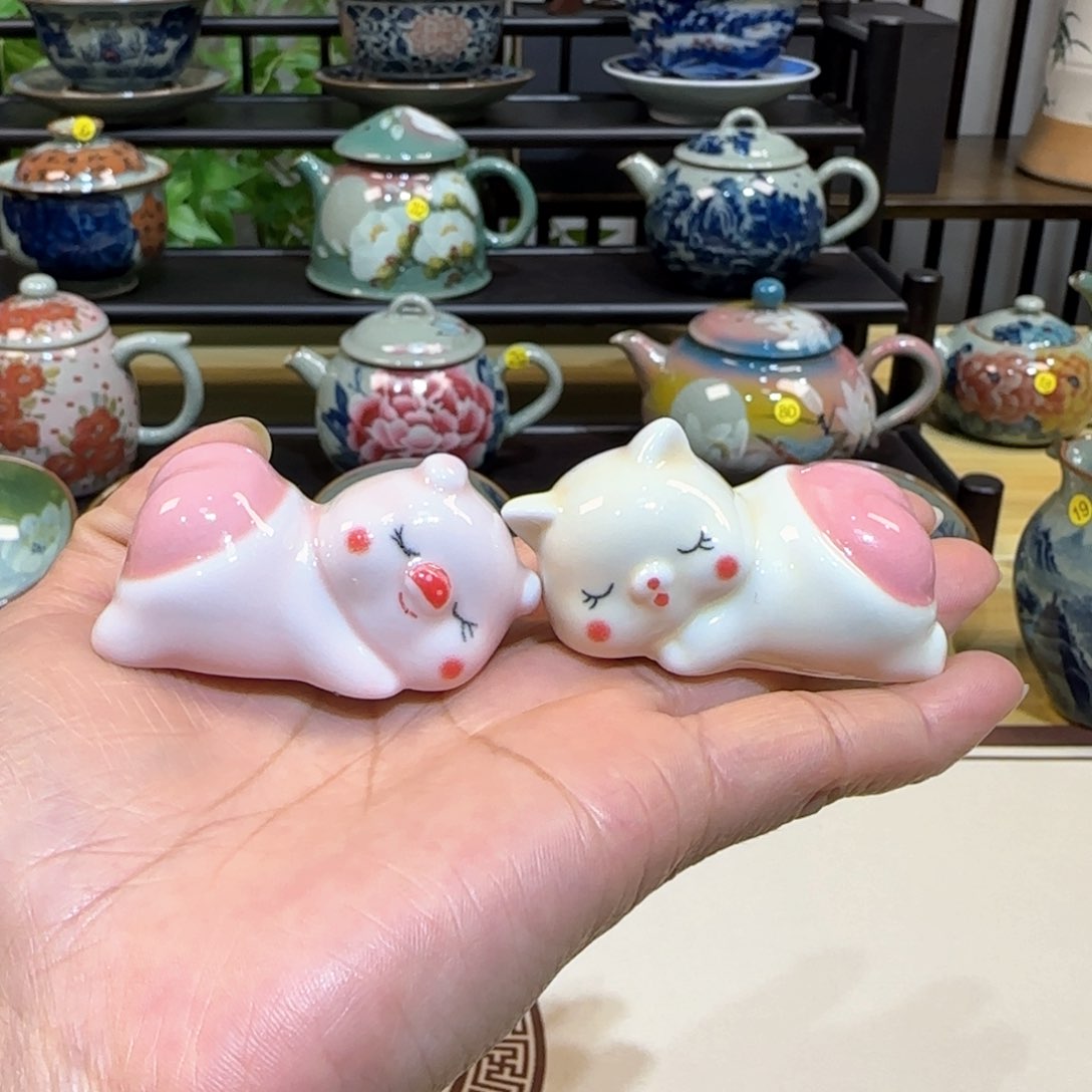 景德镇陶瓷手绘作品茶具