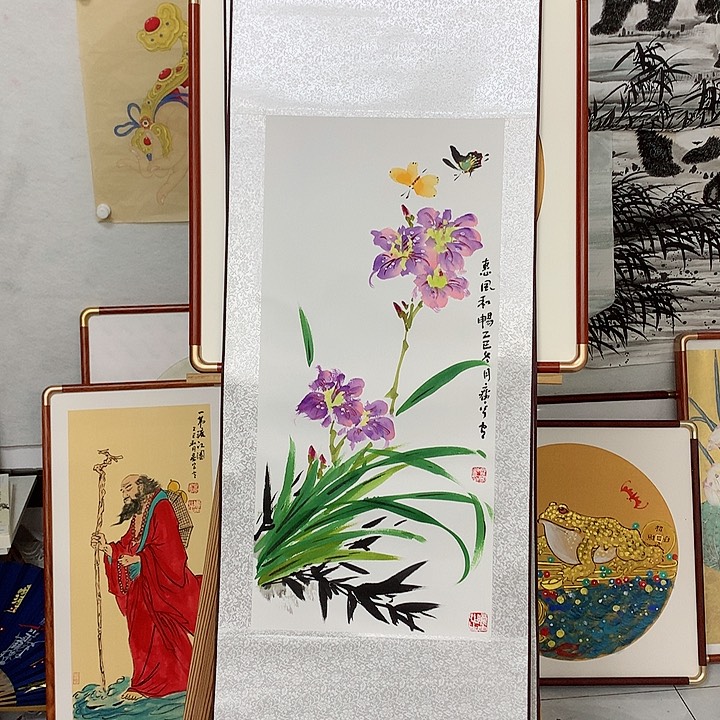 国画胡*王蝴蝶兰11111111