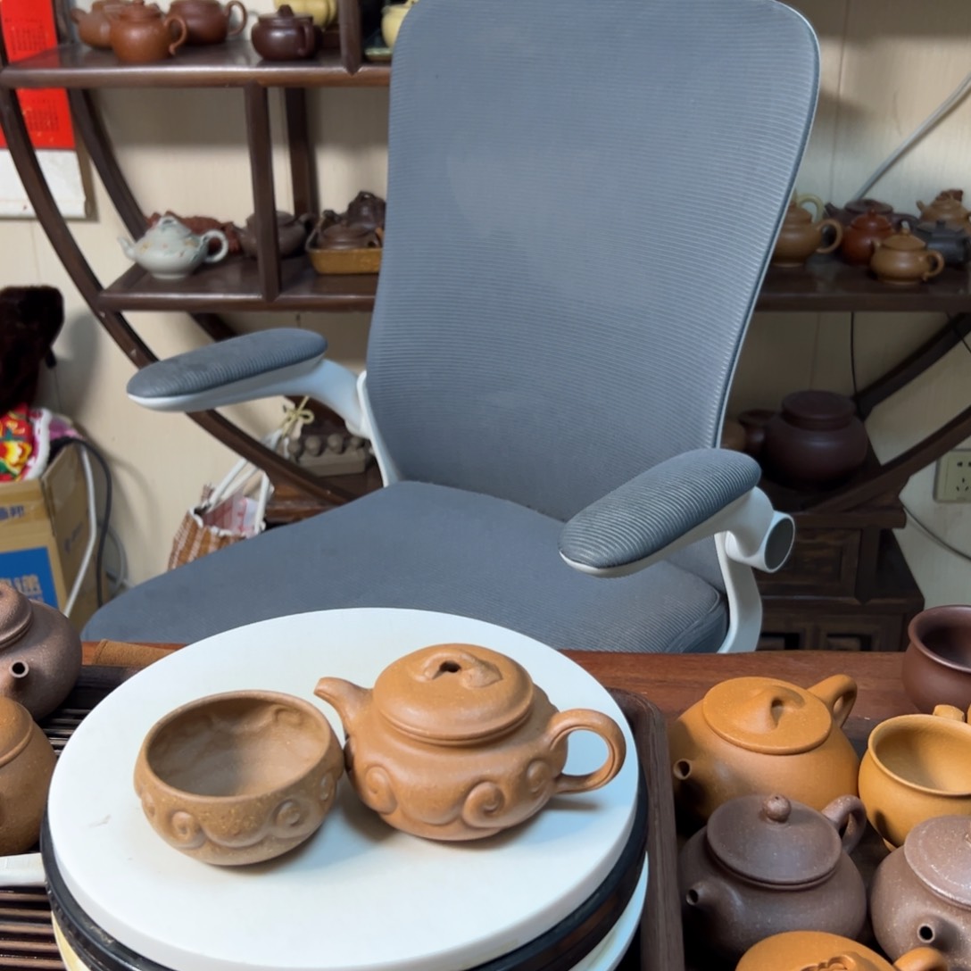 紫砂茶壶老段泥如意仿古160