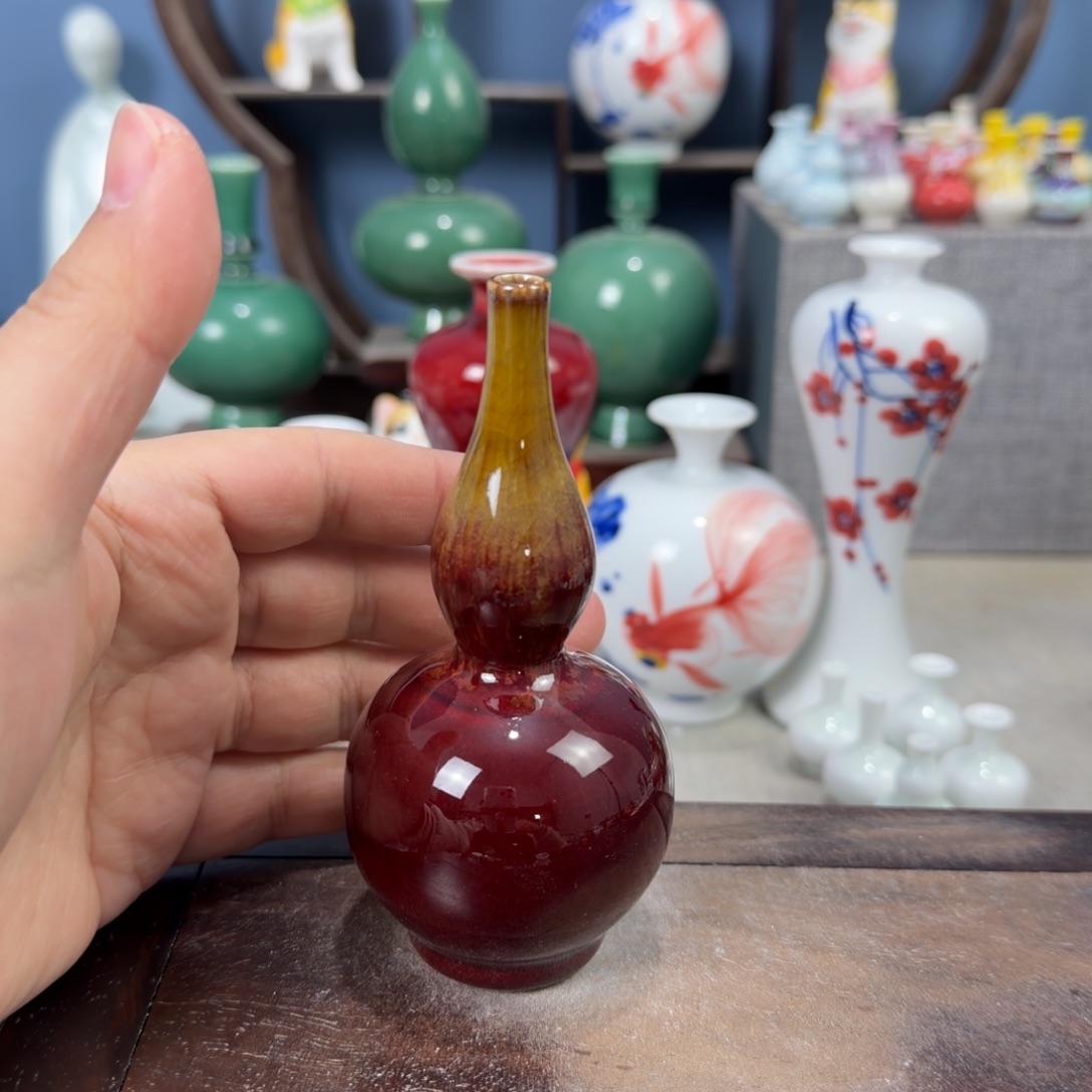 陶瓷手工小花器摆件