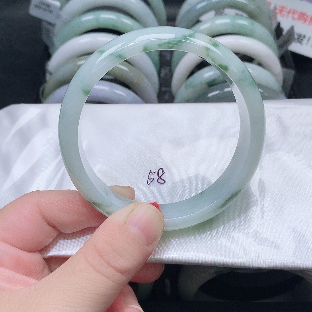 翡翠未镶嵌手镯y12