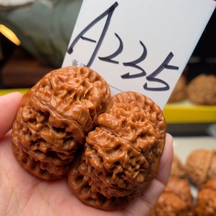 桃核把件━****━文玩核桃官帽49