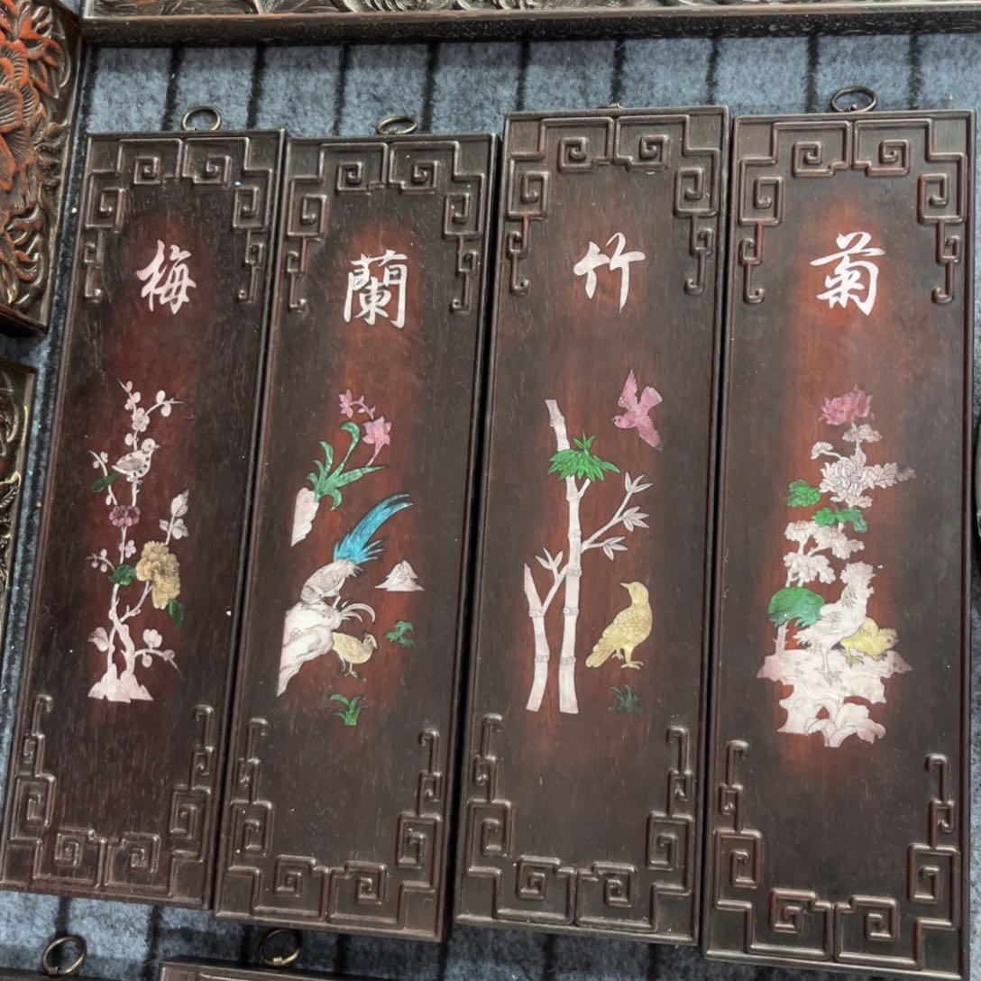 木非洲紫檀木雕牌匾挂匾