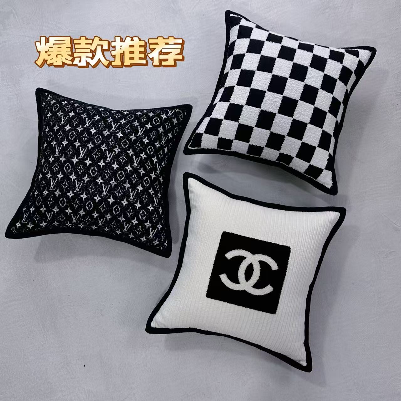 【高奢系列】现代简约轻奢抱枕沙发靠垫样板间精品抱枕车载抱枕含心