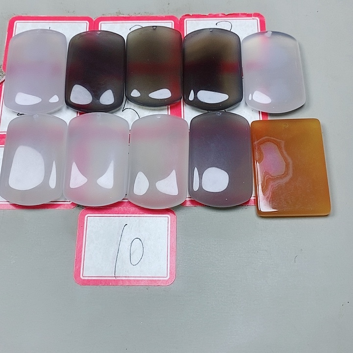 未镶嵌吊坠(不含链)玛瑙/玉髓善*