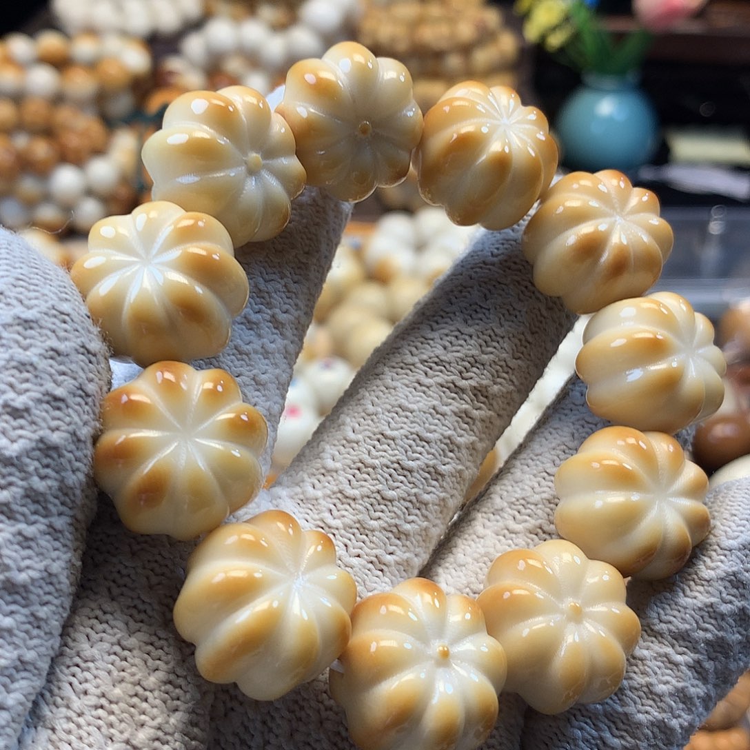 菩提根/象牙果吊坠烤南瓜