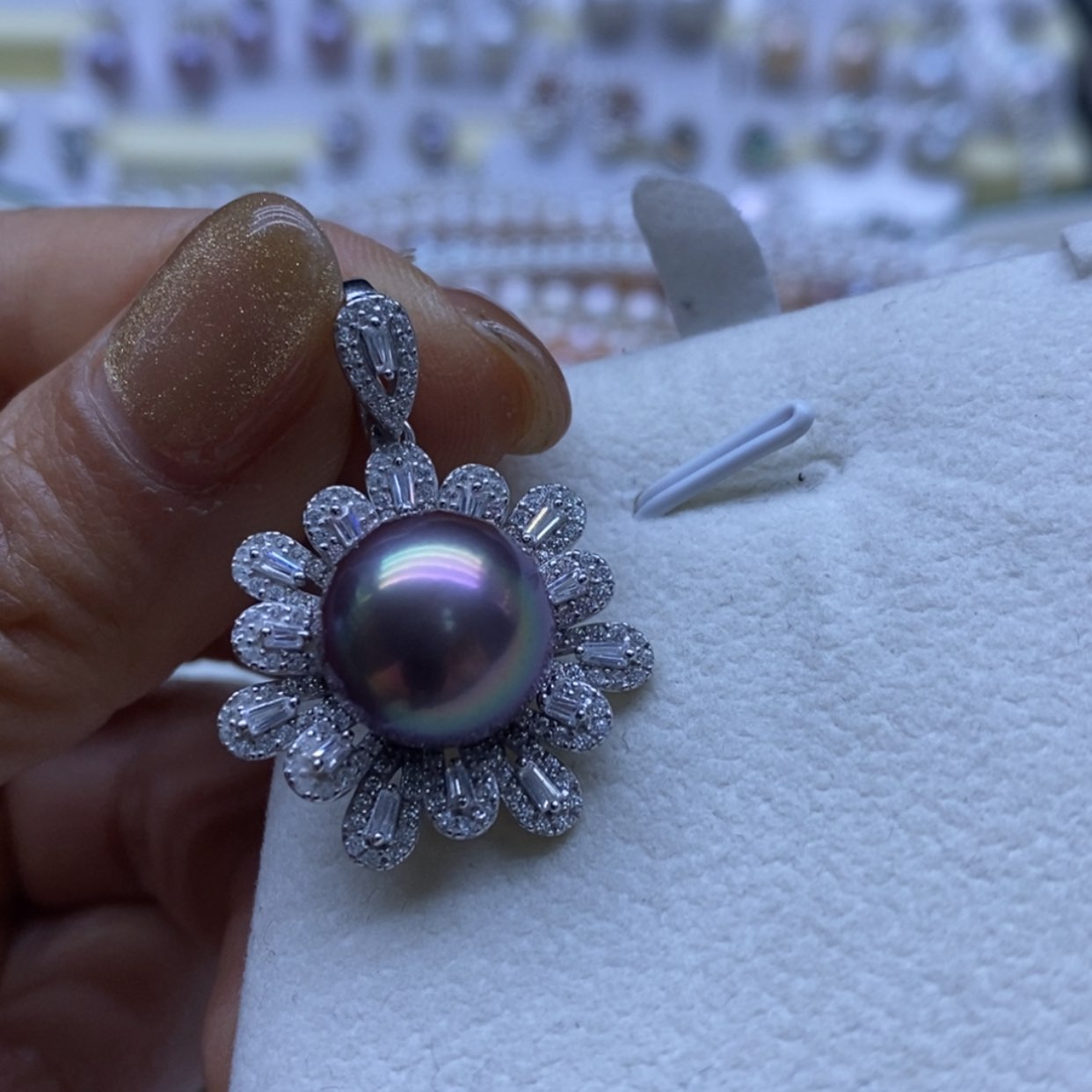 【闪购商品】淡水珍珠颈饰银S925镶嵌