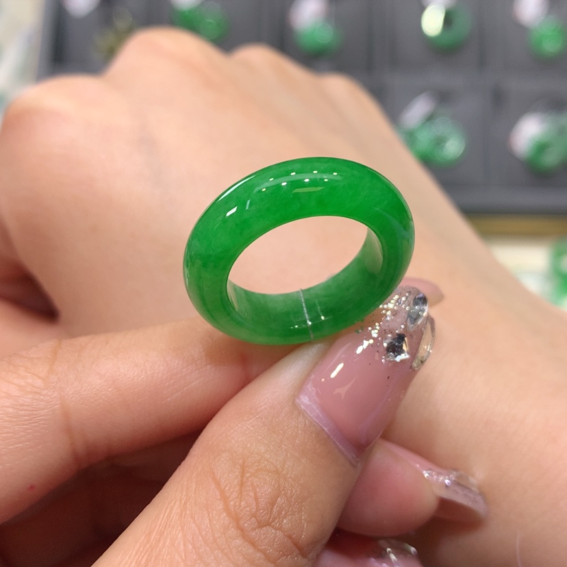 【闪购商品】翡翠戒指未镶嵌乐*翡翠