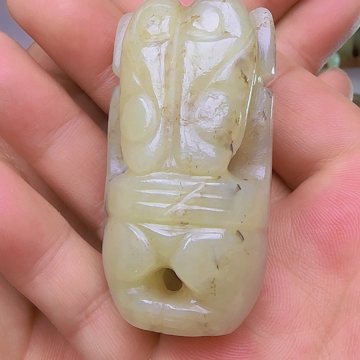 和田玉吊坠(不含链)未镶嵌