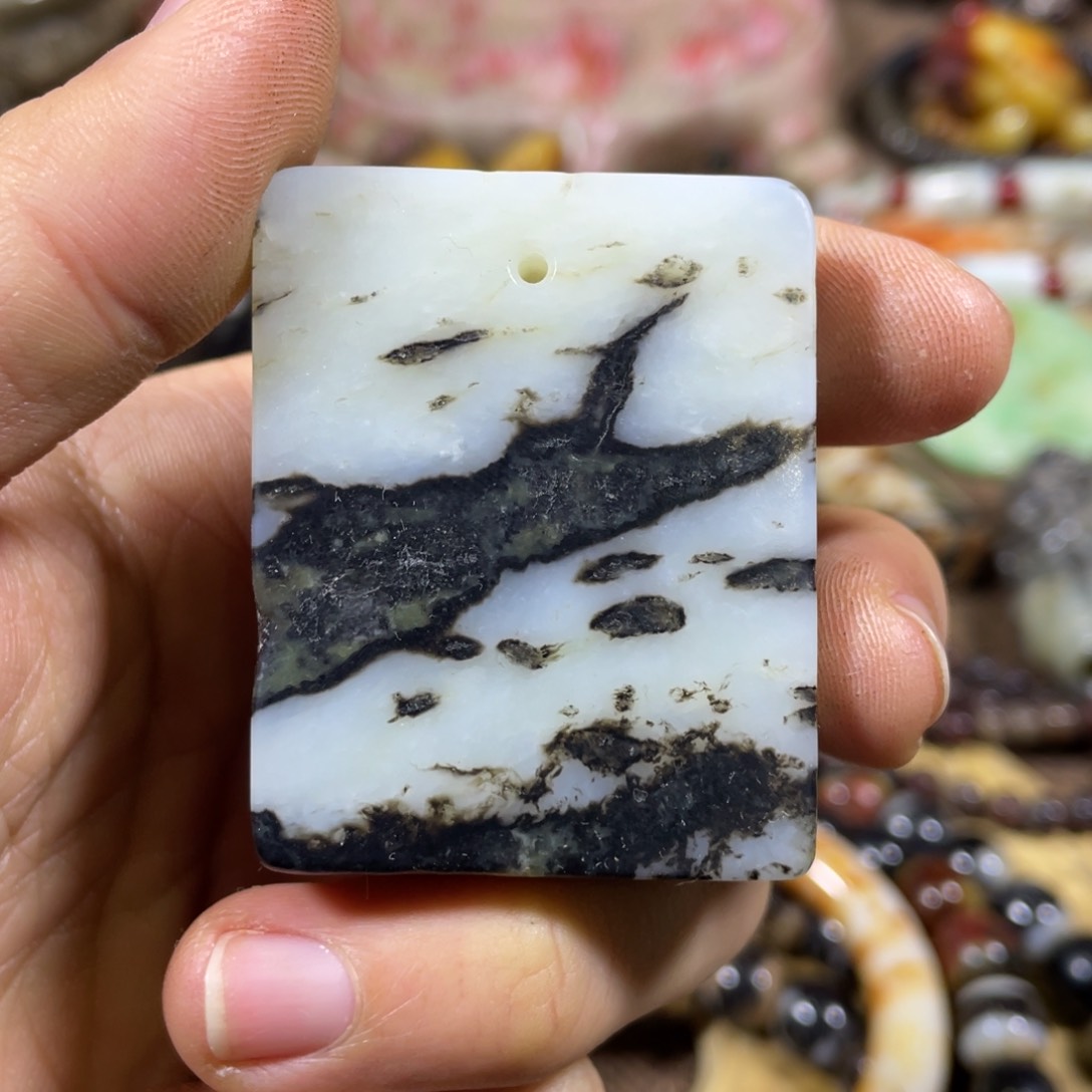 和田玉吊坠(不含链)未镶嵌