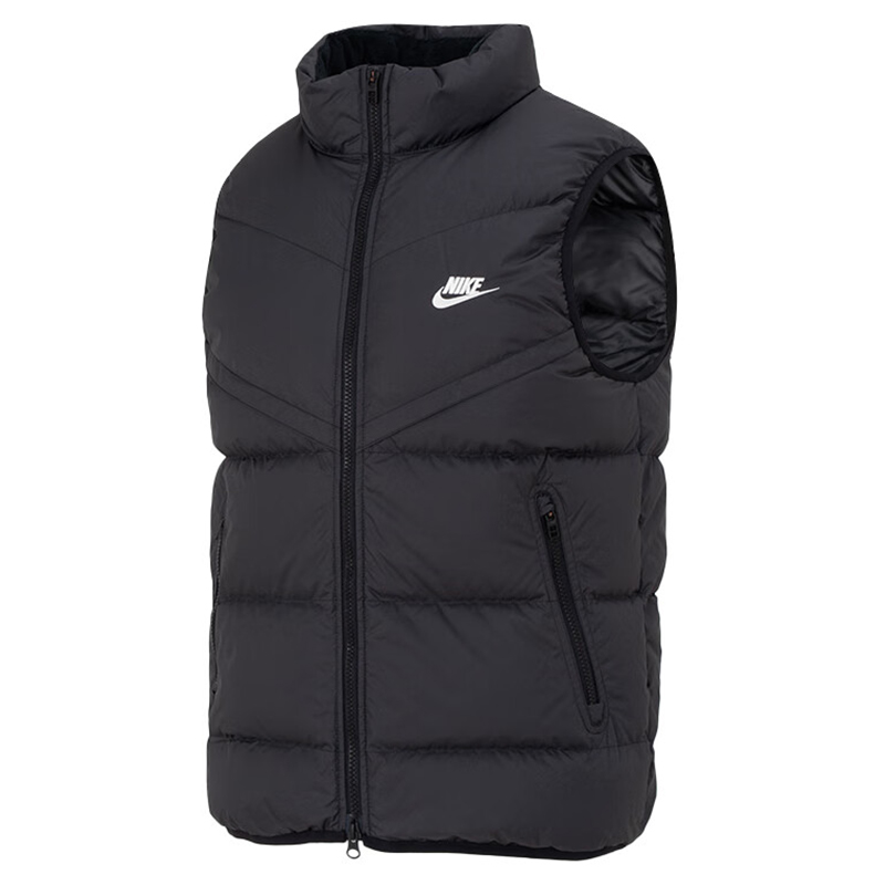 Nike耐克冬季男子运动训练休闲羽绒服马甲FB8184-010
