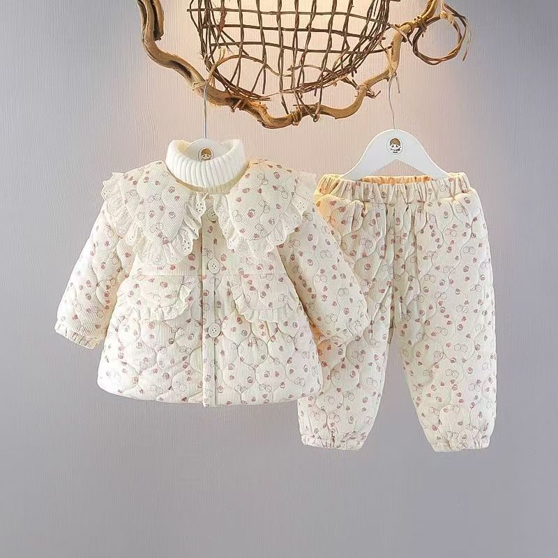 菜   男女童春秋冬碎花假两件 （扣号）备注编码