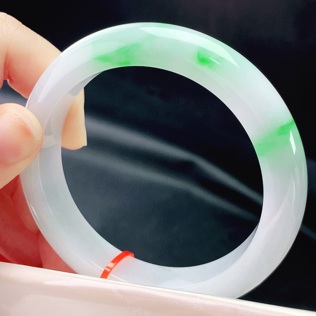 未镶嵌手镯翡翠59圈