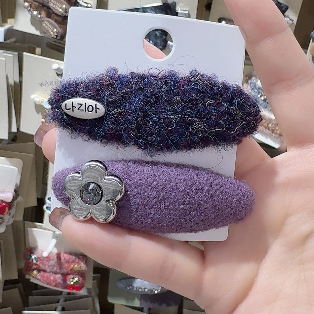 皮质铁合金紫色花花