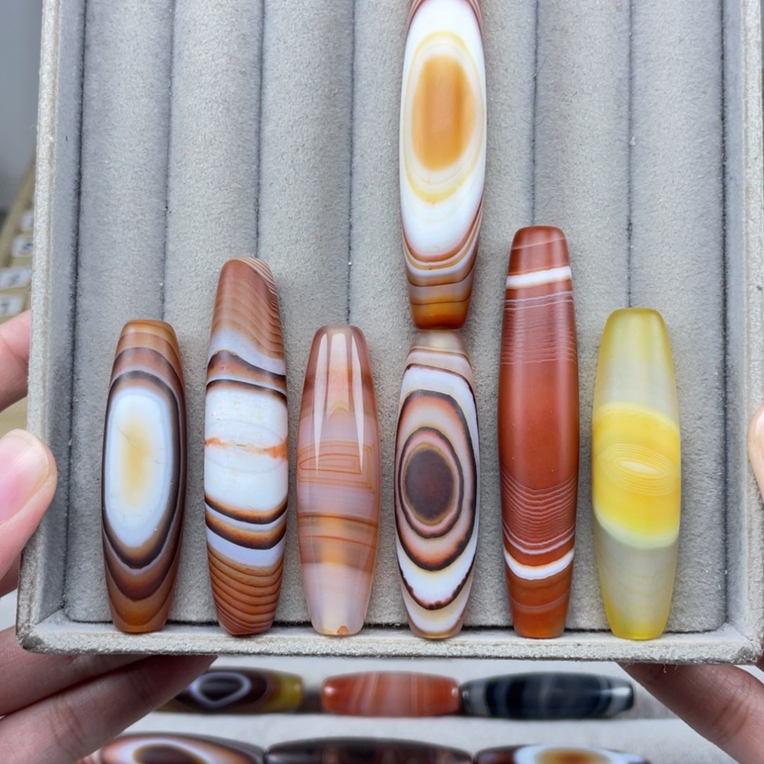 蓝***雨玛瑙/玉髓合金颈饰