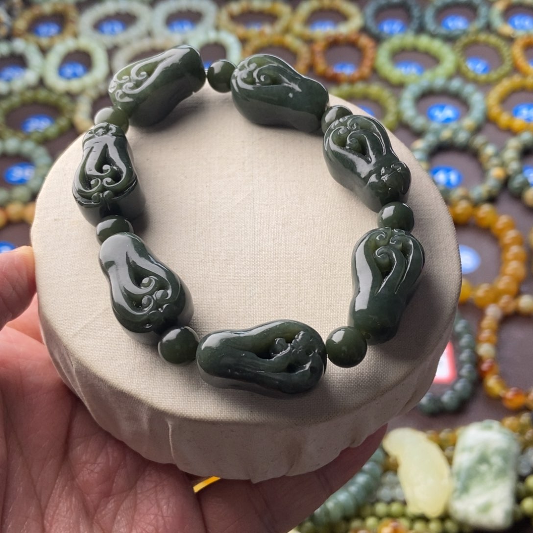 和田玉手链未镶嵌