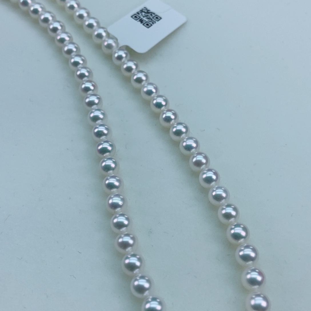 银S925镶嵌淡水珍珠5.5极强银蓝炫彩