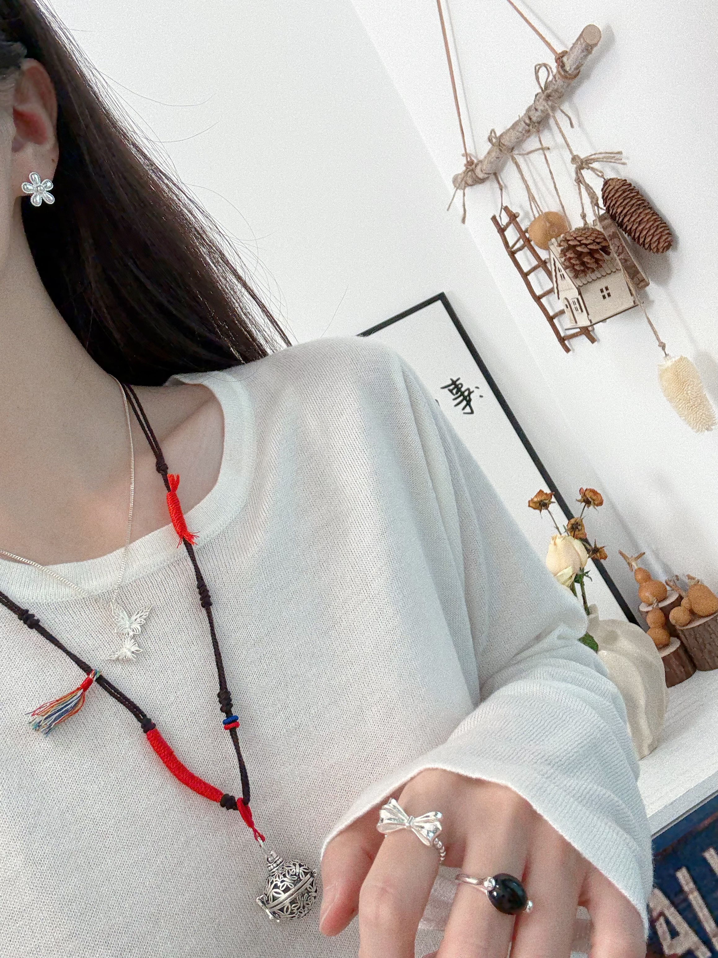 925银合成锆石银制品 925银 耳钉项链手链韩系小众