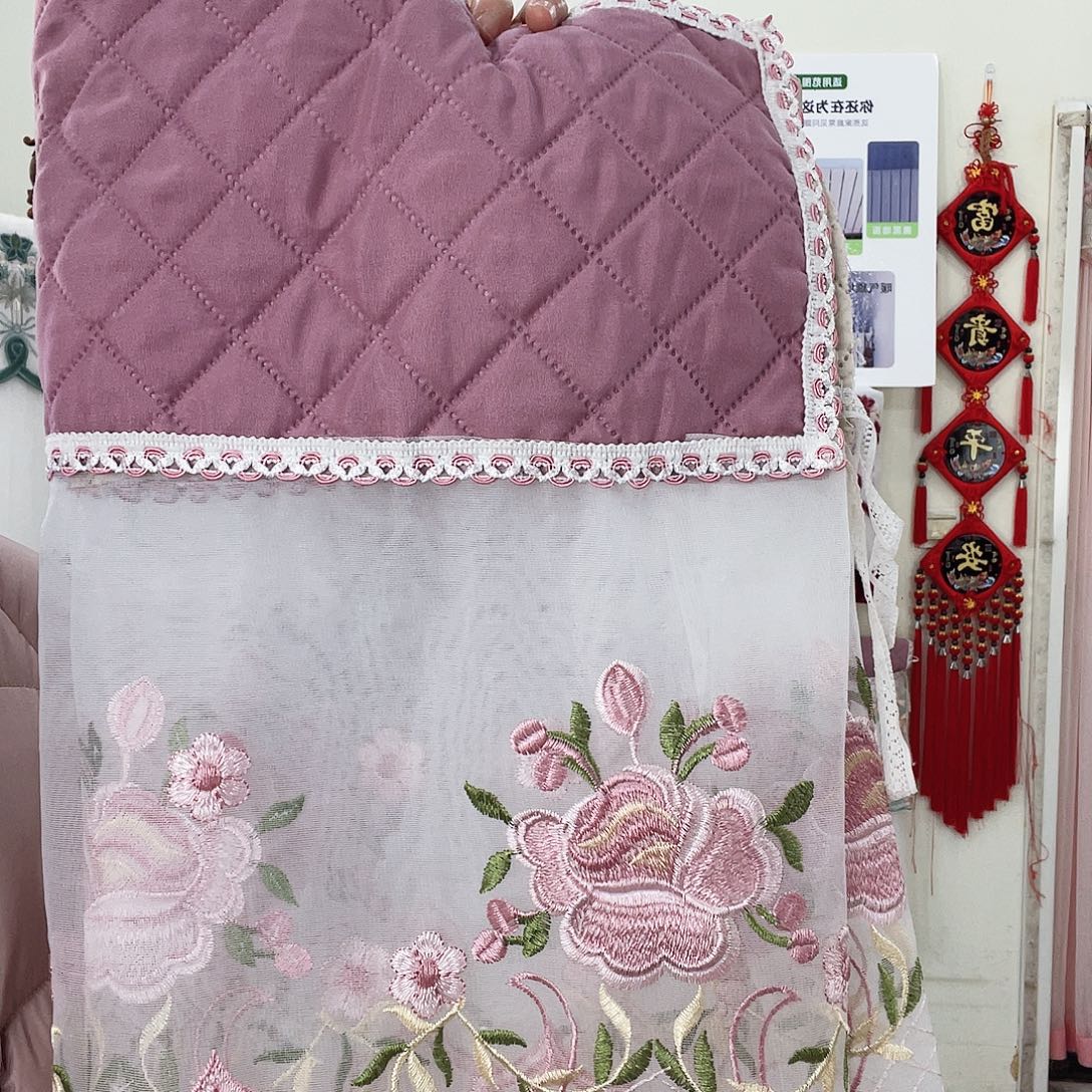 醋酯纤维176、156花之语粉花边