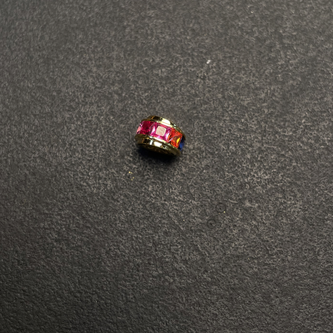 18K金精工方糖卡环儿