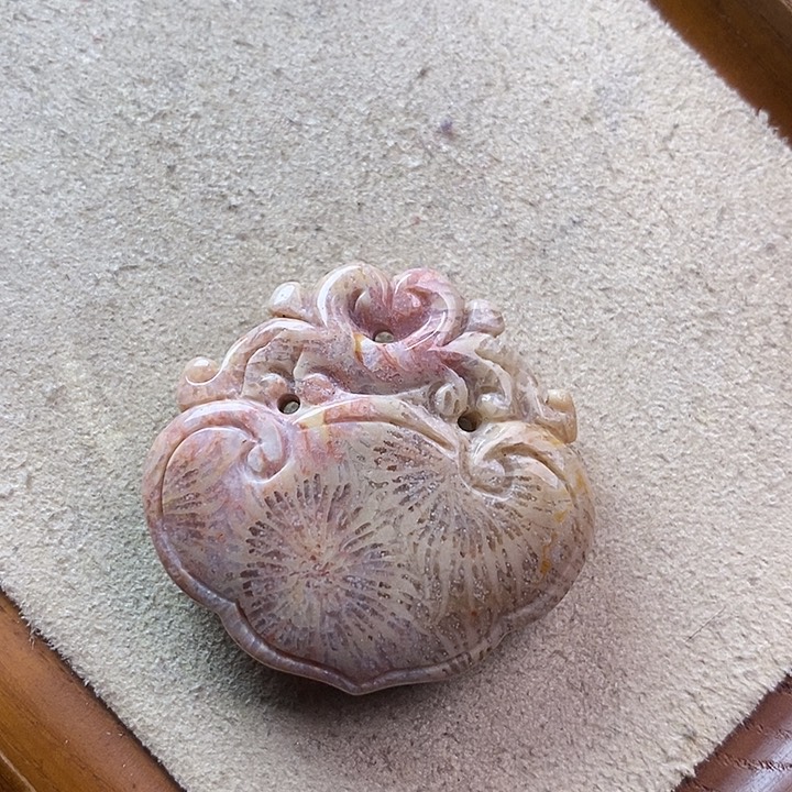 硅化玉吊坠(不含链)未镶嵌