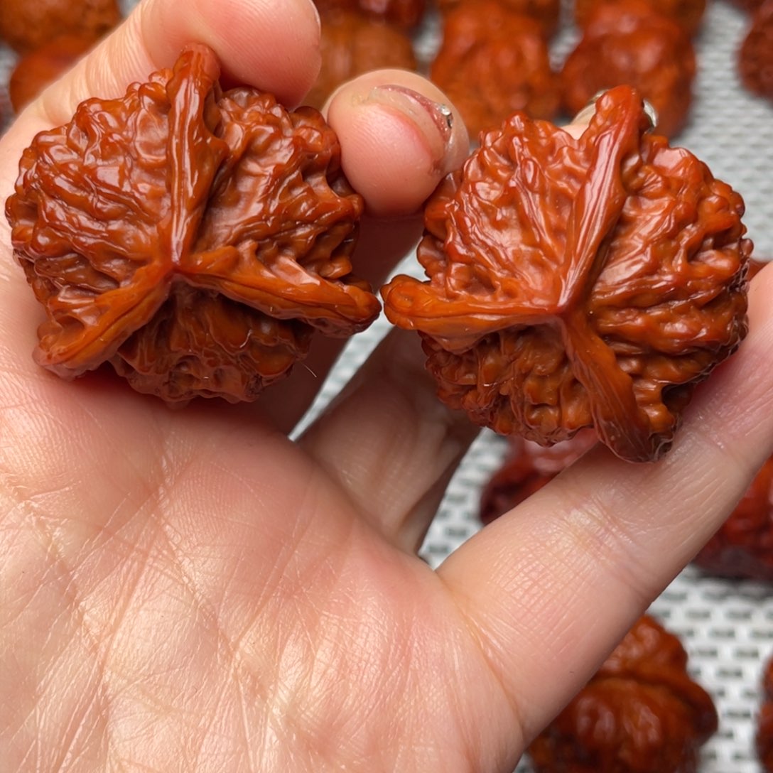 桃核吊坠文玩核桃 手把件 盘山三棱 38