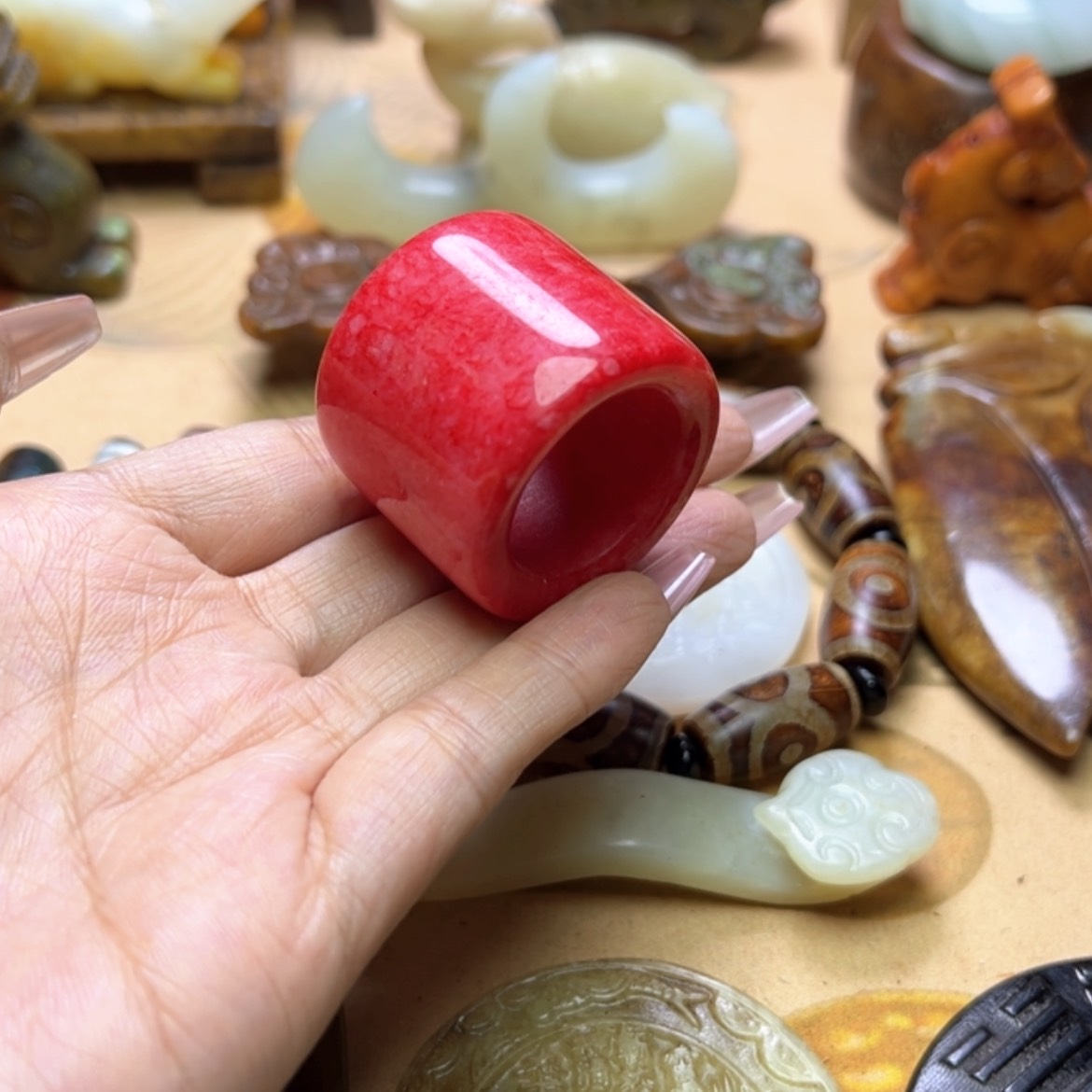 【闪购商品】蛇纹石玉颈饰未镶嵌