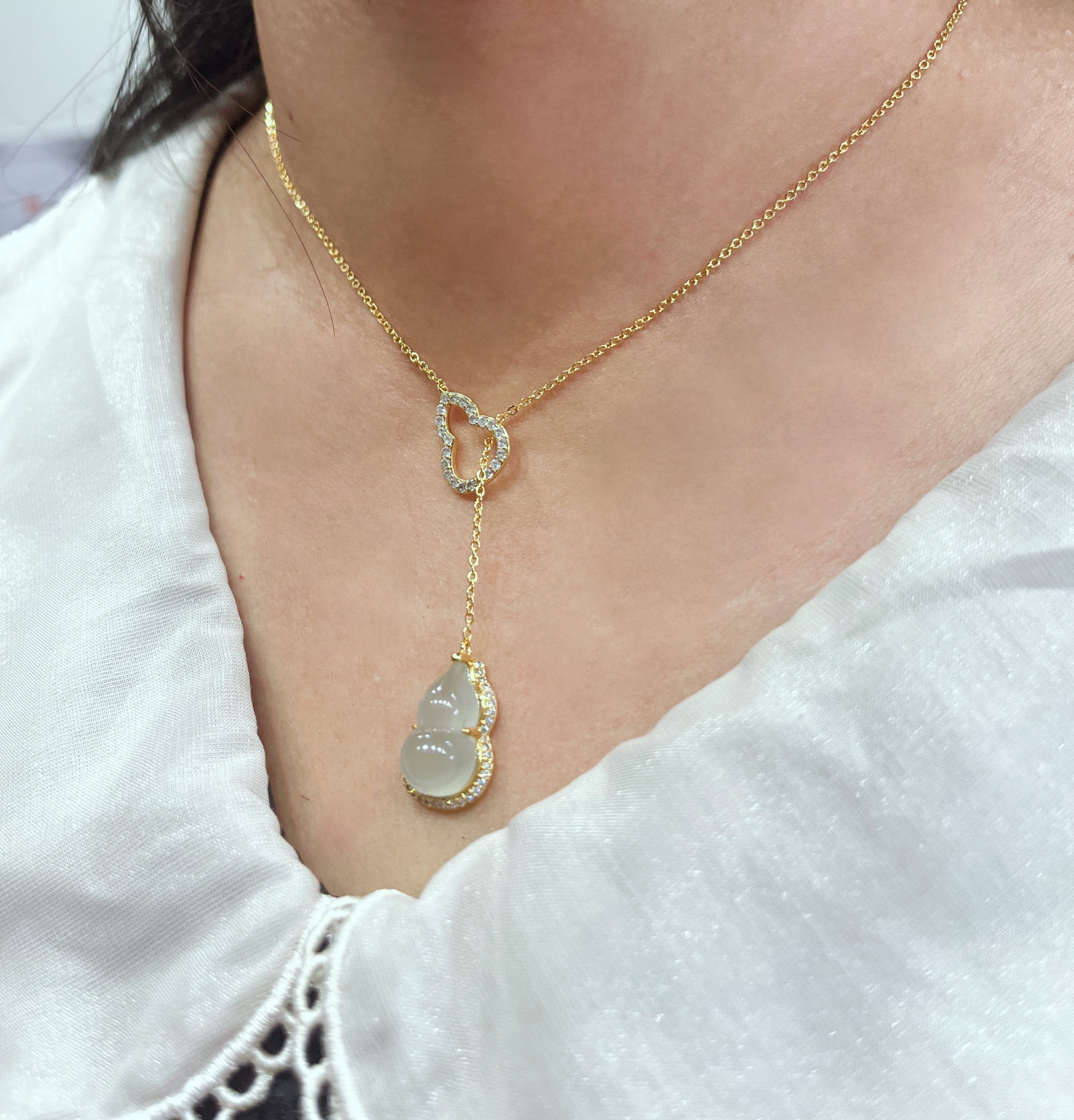 非洲翠福禄双至坠链葫芦精美百搭（产品多样性发其一）