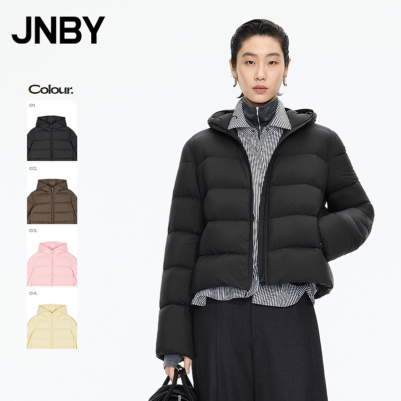 【商场同款】JNBY/江南布衣25冬新品羽绒服宽松连帽5P0C11920