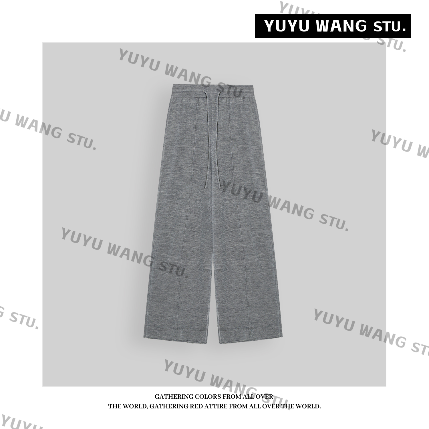 YUYU WANG 【奶昔】针织裤RB2SQRG2609