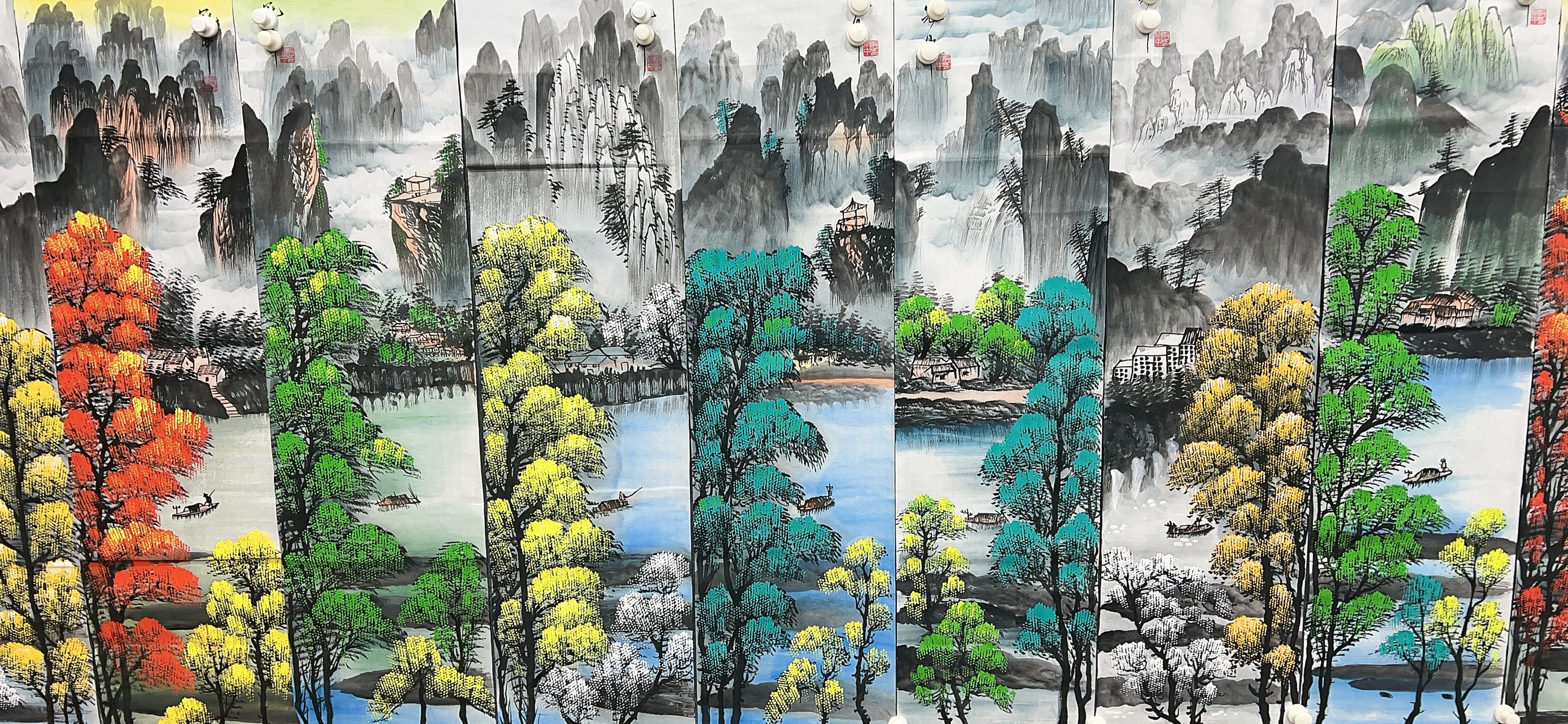 【优瑞新】精品十二条屏装饰画通用链接