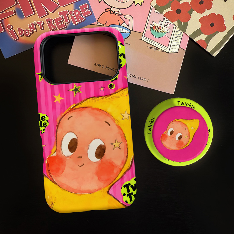 闪闪小星星磁吸菲林二合一适用苹果17/16promax手机壳华为小米15