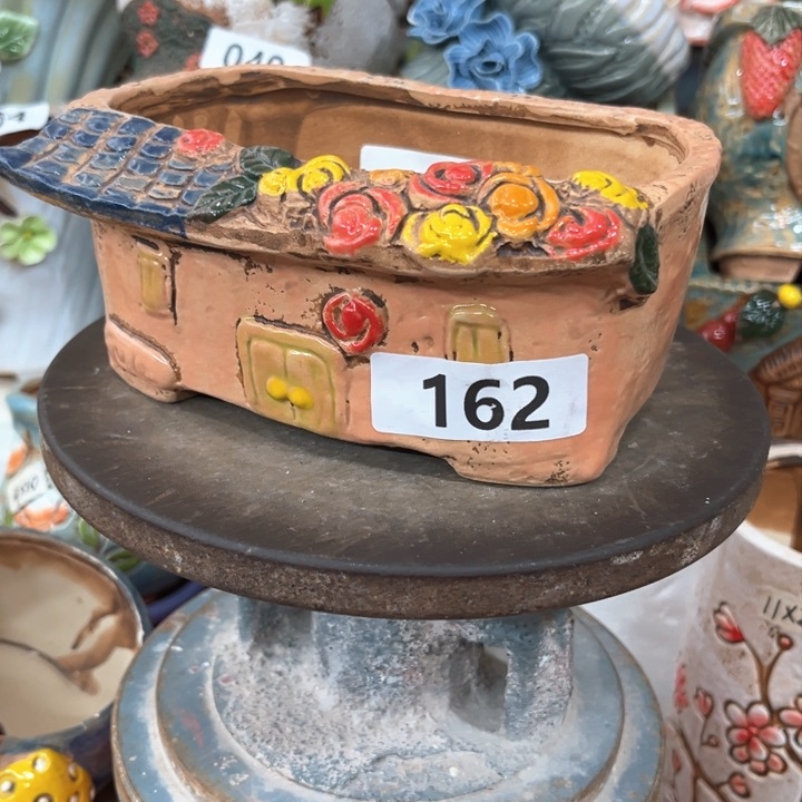 紫砂花盆粗陶材质多肉花盆