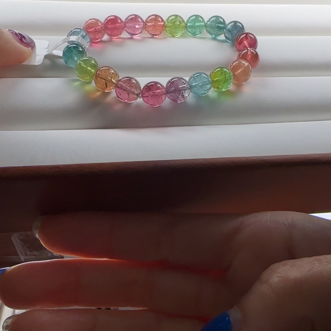 碧玺手链未镶嵌牛****?碧玺