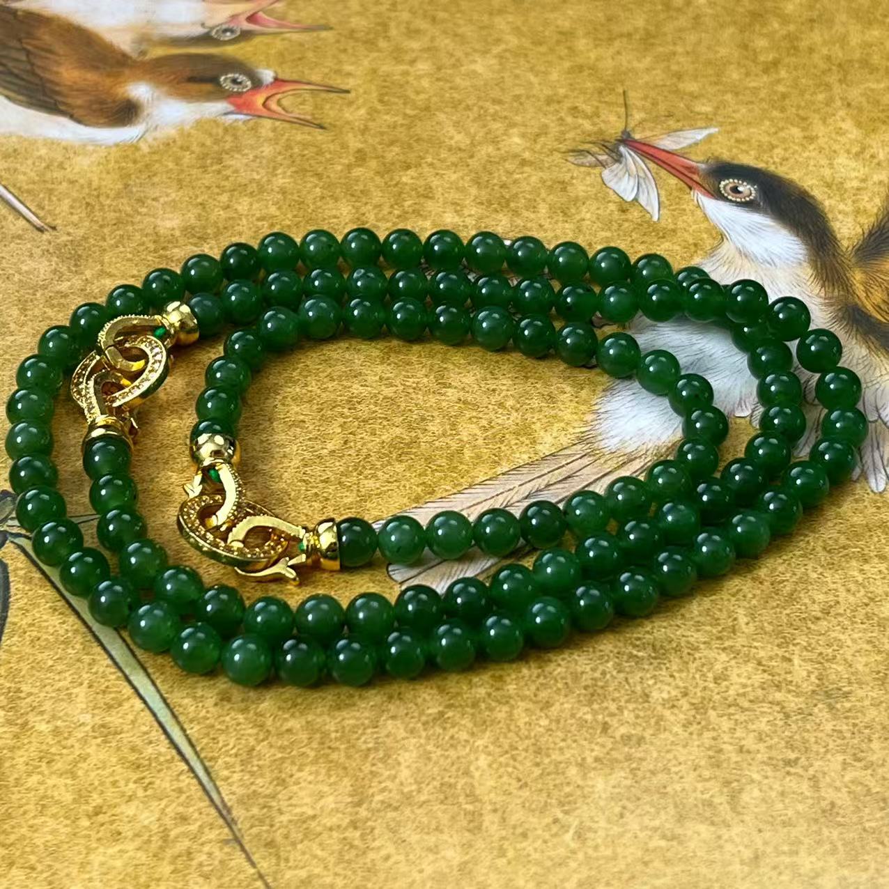 z006595和田玉套链