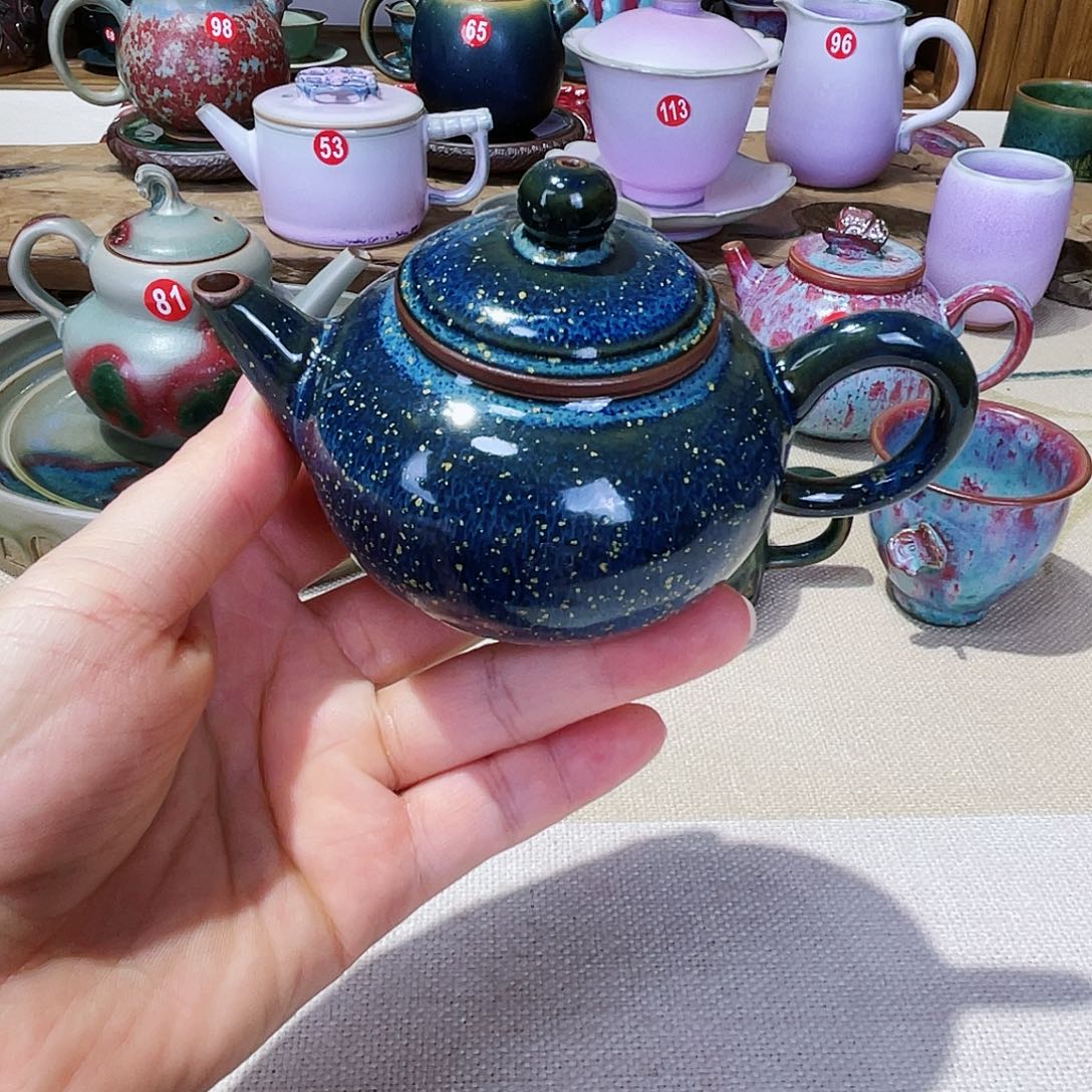 壶禹州钧瓷艺术作品