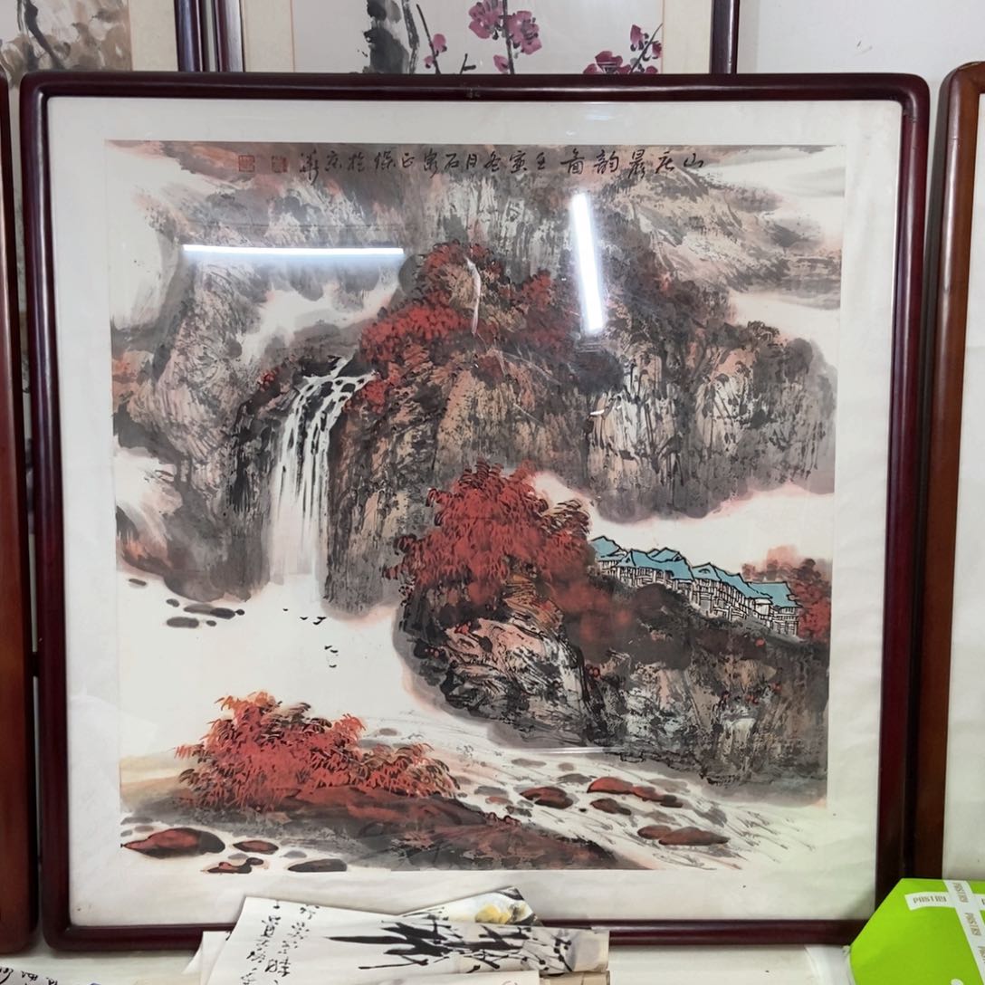 国画陈正保老师纯手绘国画