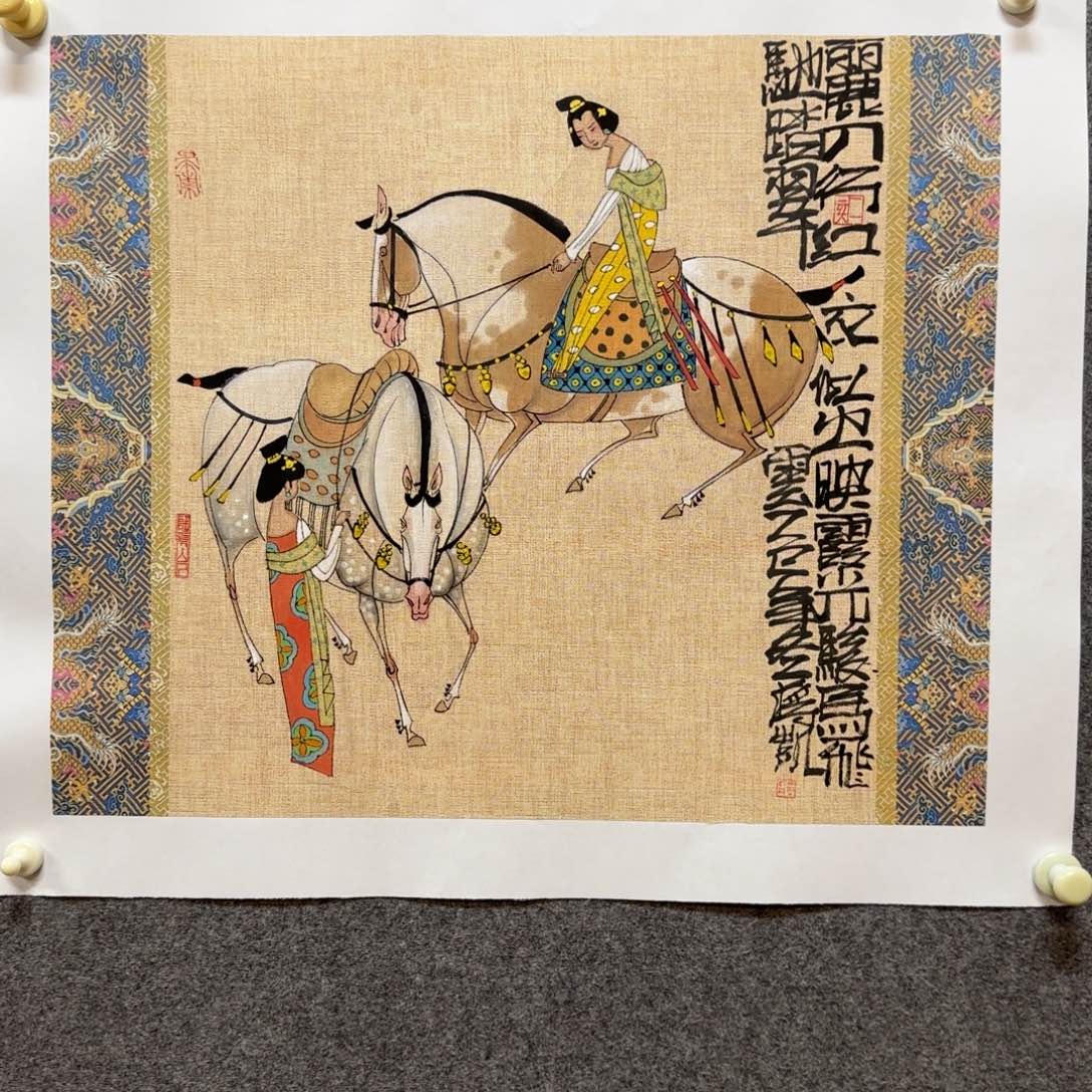 国画蒋凯老师手绘作品