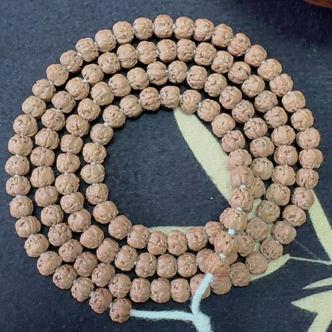 【毕业级】天然原生态原装金刚佛手五爪金龙108* 5-6mm左右原皮原色