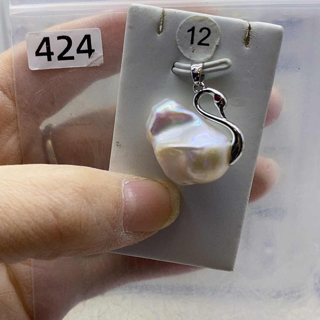 颈饰合金淡水珍珠