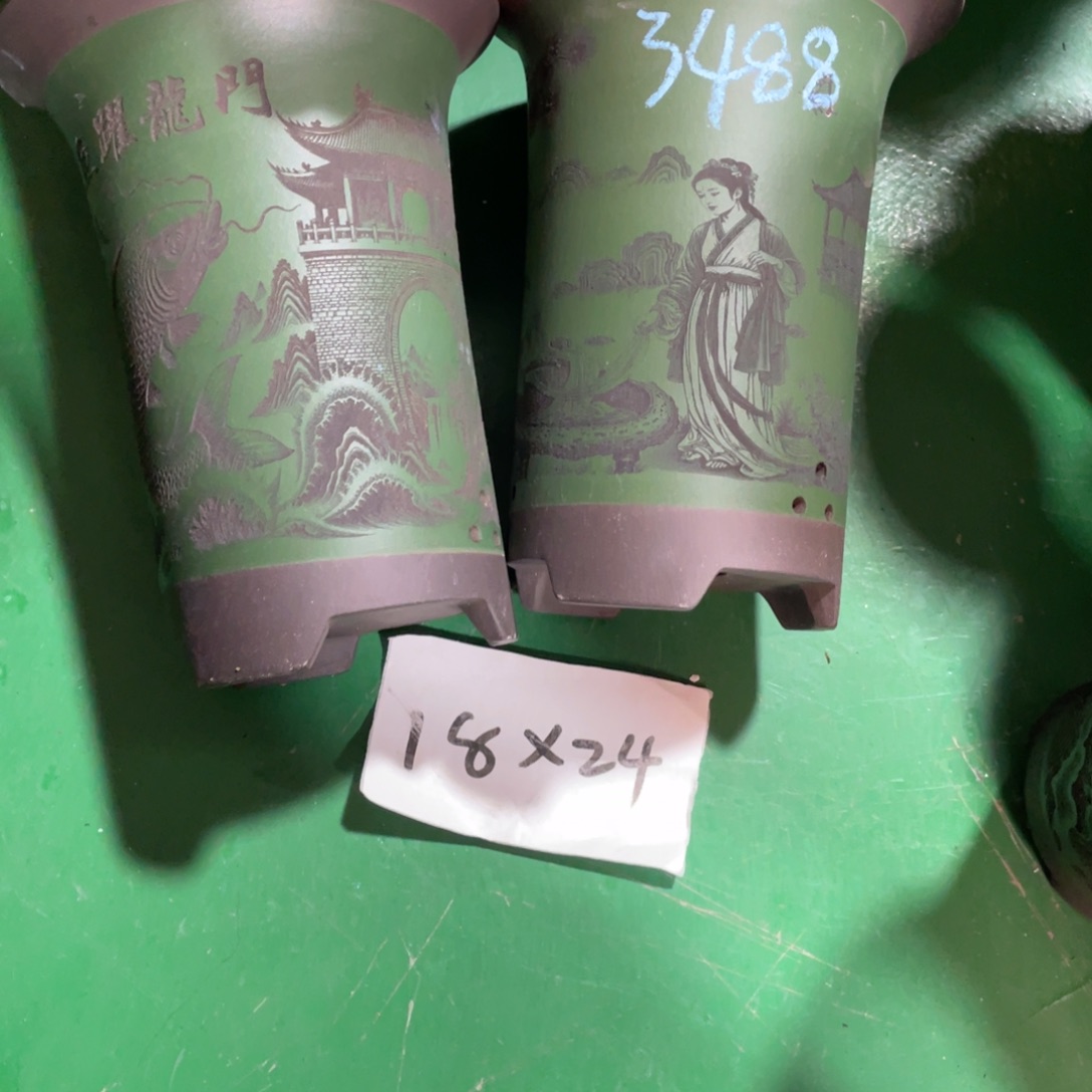 燦***光紫砂花盆微瑕中号