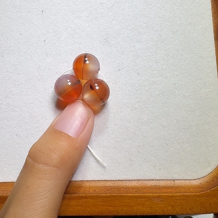 时***转玛瑙/玉髓未镶嵌手串