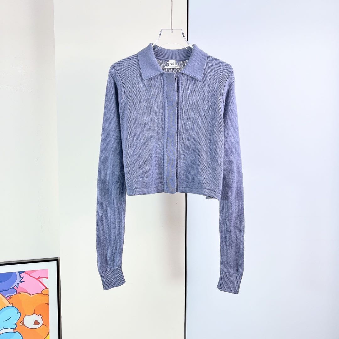 99新/Hermes/爱马仕/针织开衫外套/34码/Xspa8911